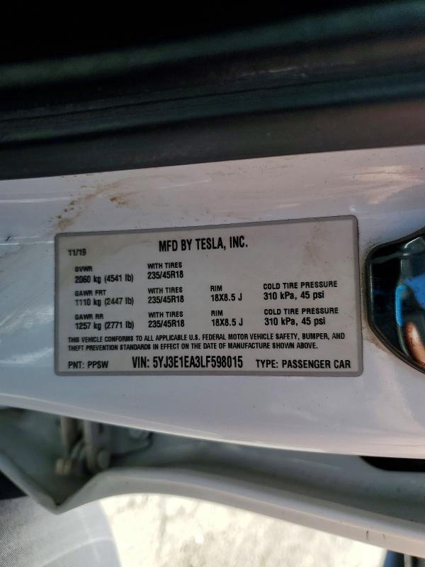 2020 Tesla Model 3