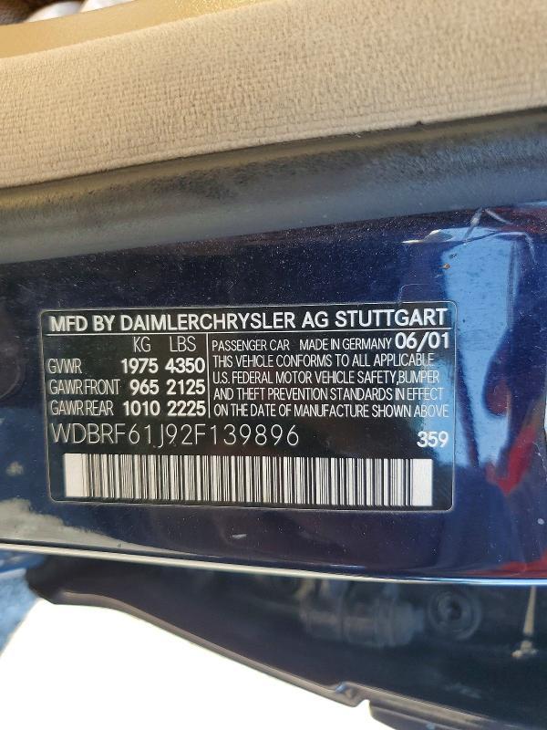 2002 Mercedes-Benz C 240