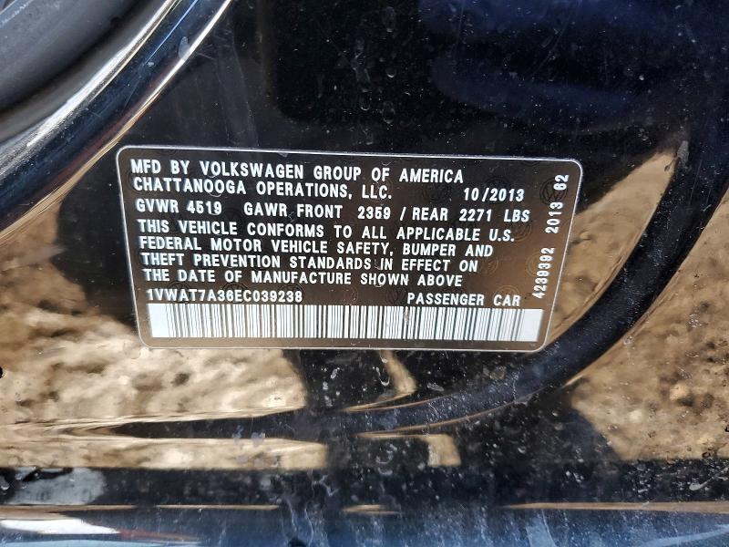 2014 Volkswagen Passat s