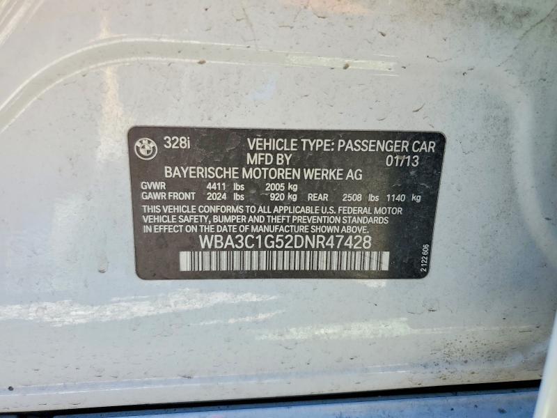 2013 BMW 328 i Sulev