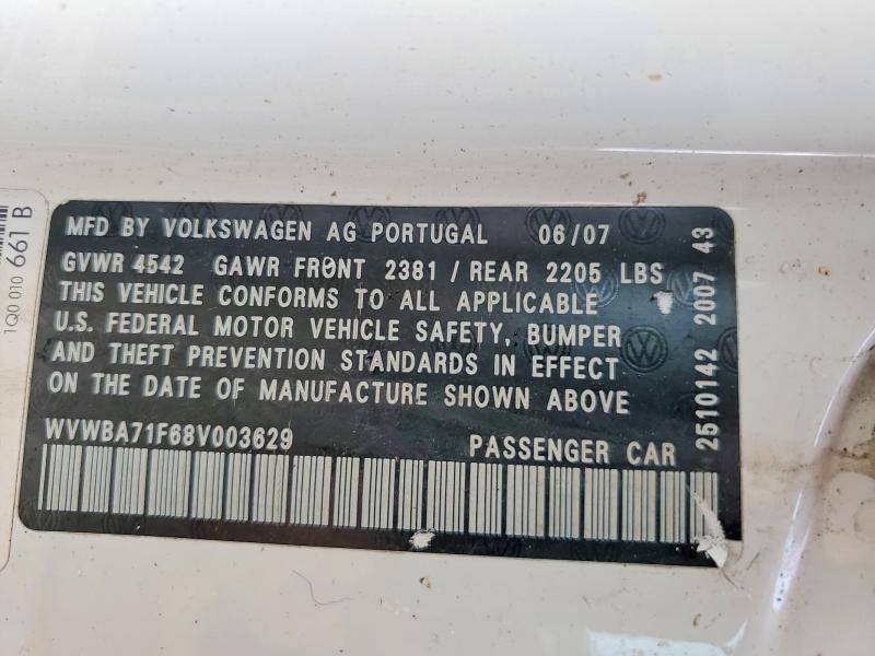2008 Volkswagen Eos Turbo