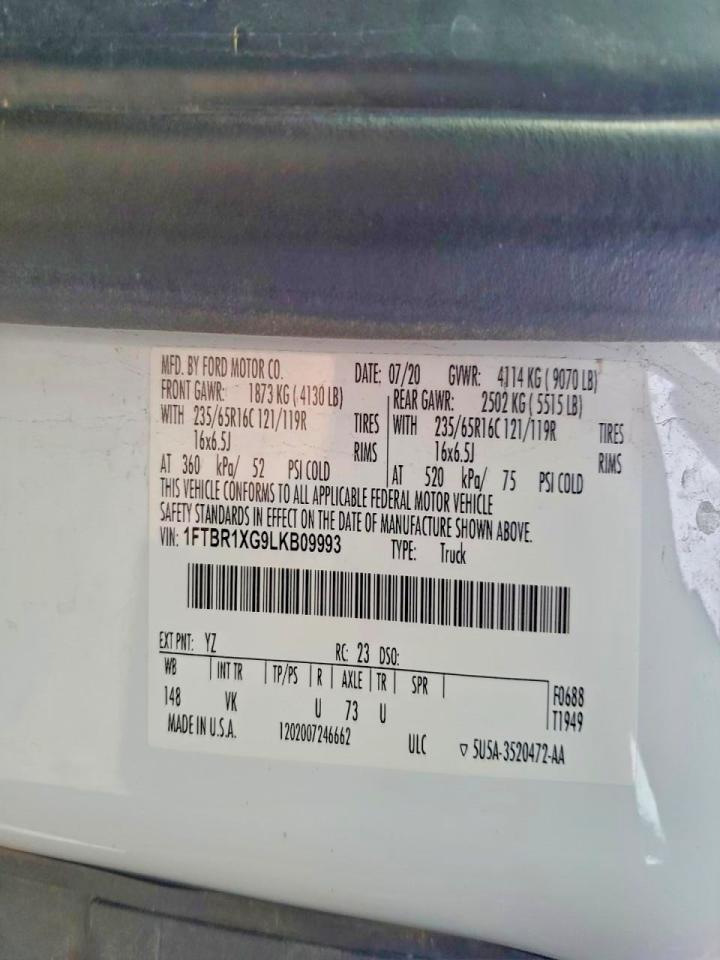 2020 Ford Transit 250 High Roof Delivery Van