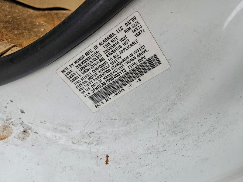 2009 Honda Odyssey exl