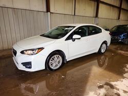 Subaru salvage cars for sale: 2018 Subaru Impreza Premium