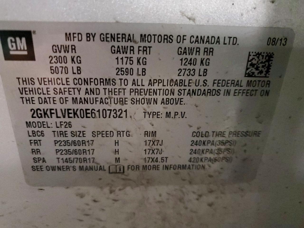 2014 GMC Terrain sle
