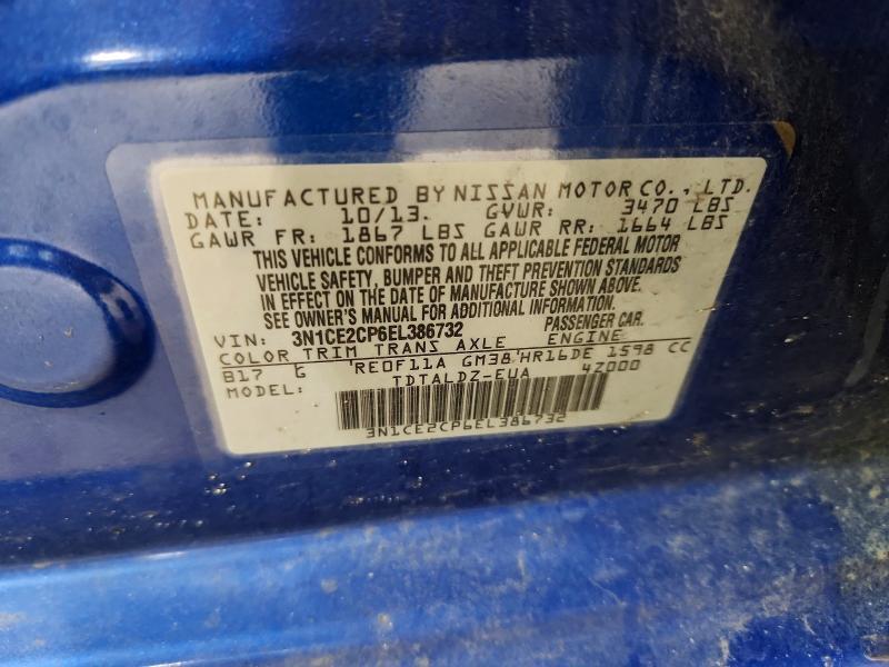 2014 Nissan Versa Note sv