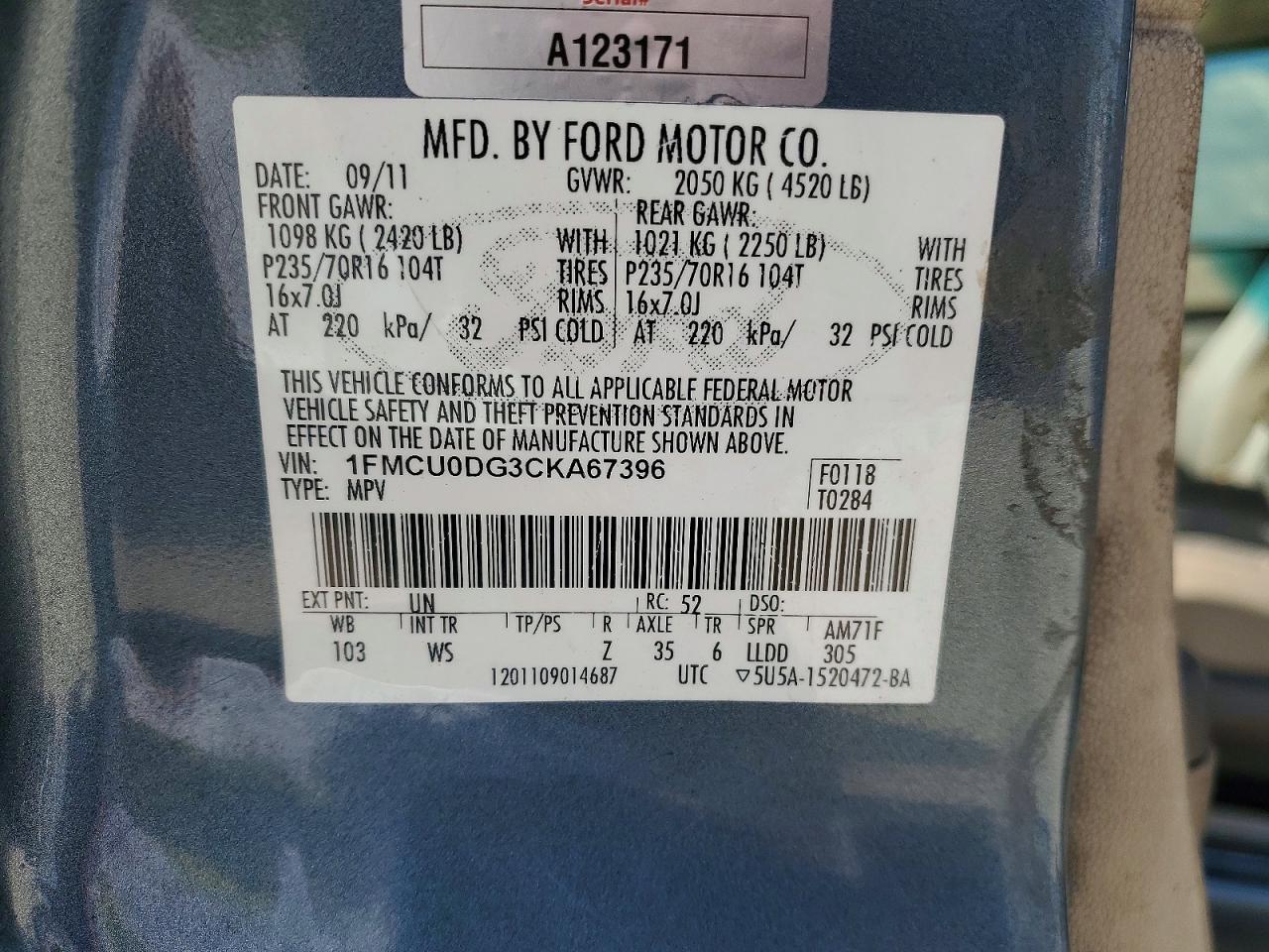 2012 Ford Escape xlt