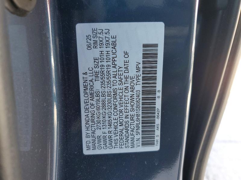 2025 Honda Odyssey Touring