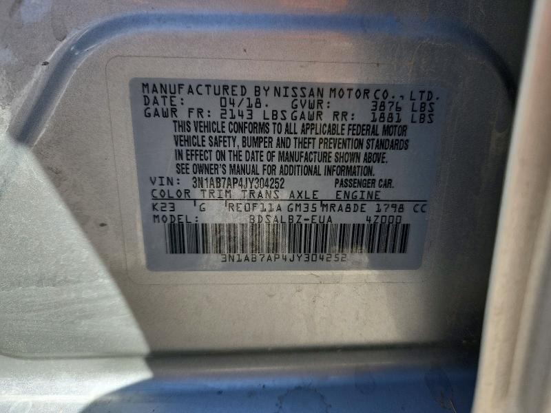 2018 Nissan Sentra s