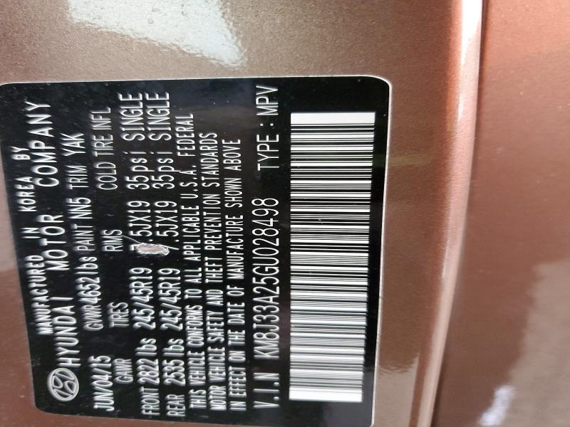 2016 Hyundai Tucson Limited