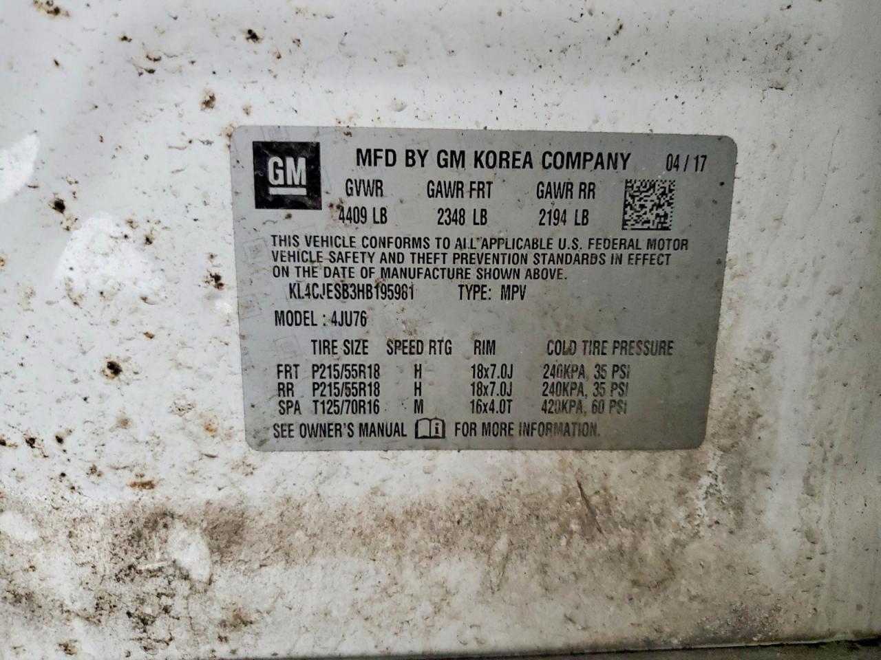 2017 Buick Encore Preferred