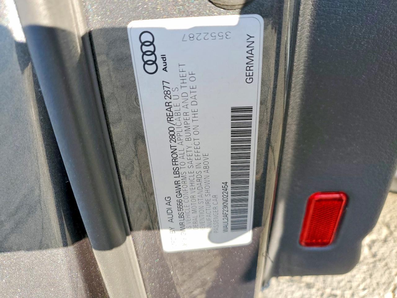 2019 Audi A6 Premium Plus