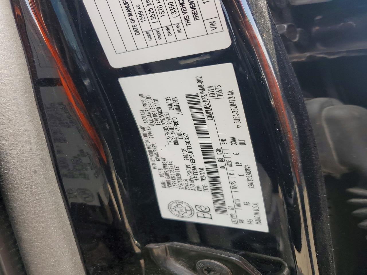2018 Ford F150 Supercrew