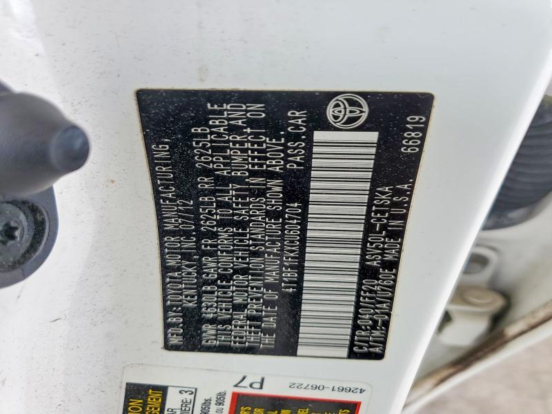 2012 Toyota Camry se