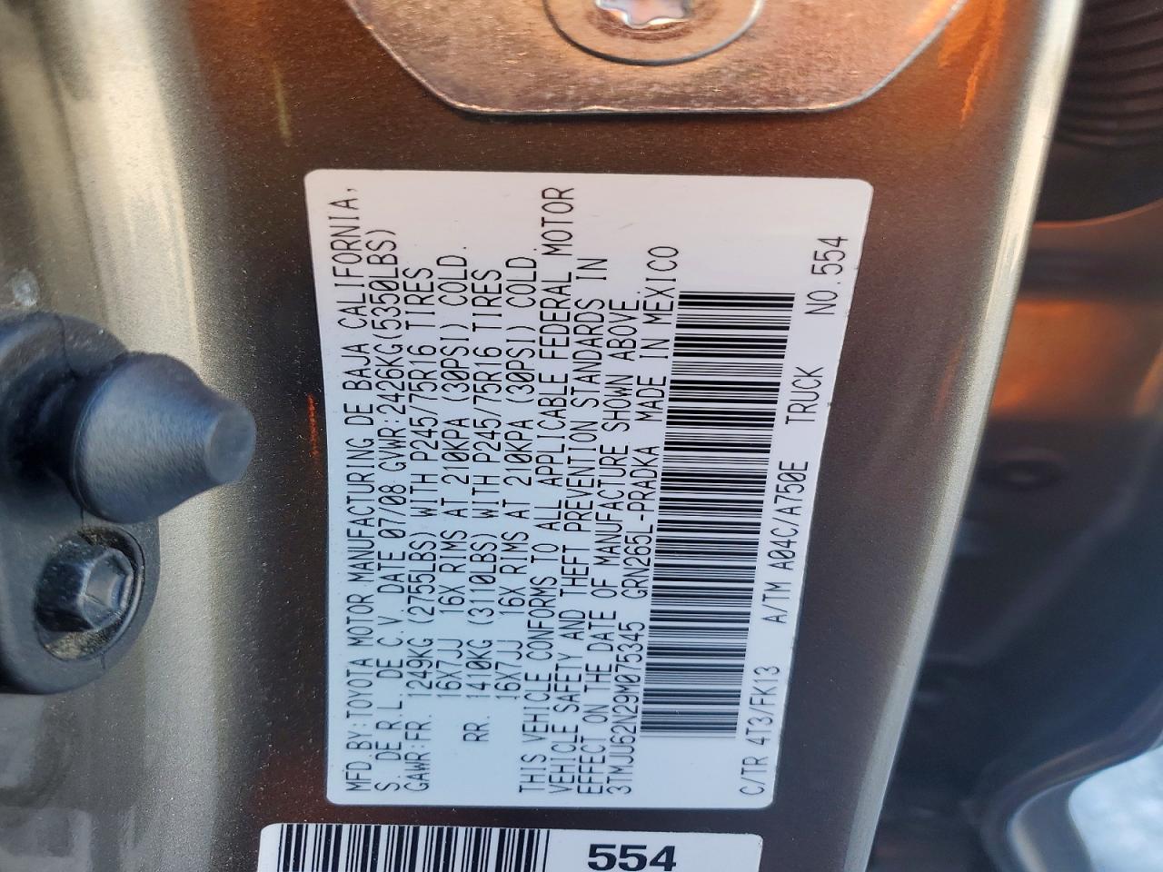 2009 Toyota Tacoma Prerunner V6