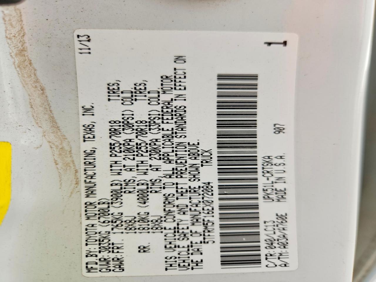 2014 Toyota Tundra SR