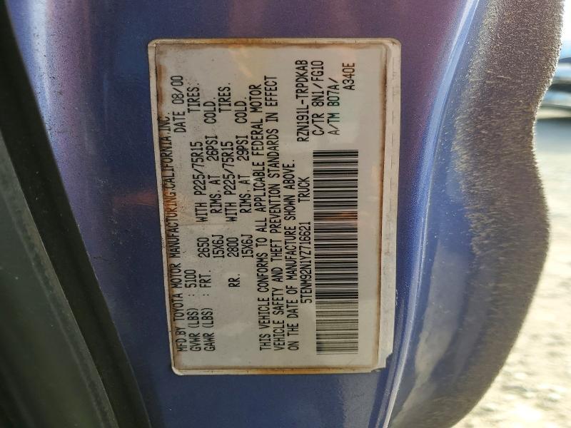 2000 Toyota Tacoma Prerunner