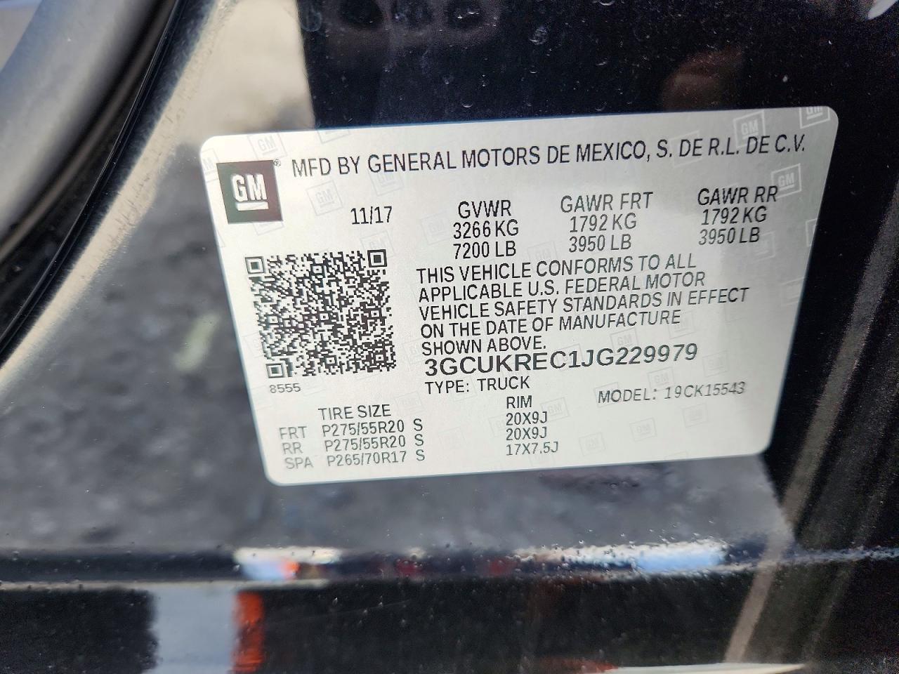 2018 Chevrolet Silverado K1500 LT