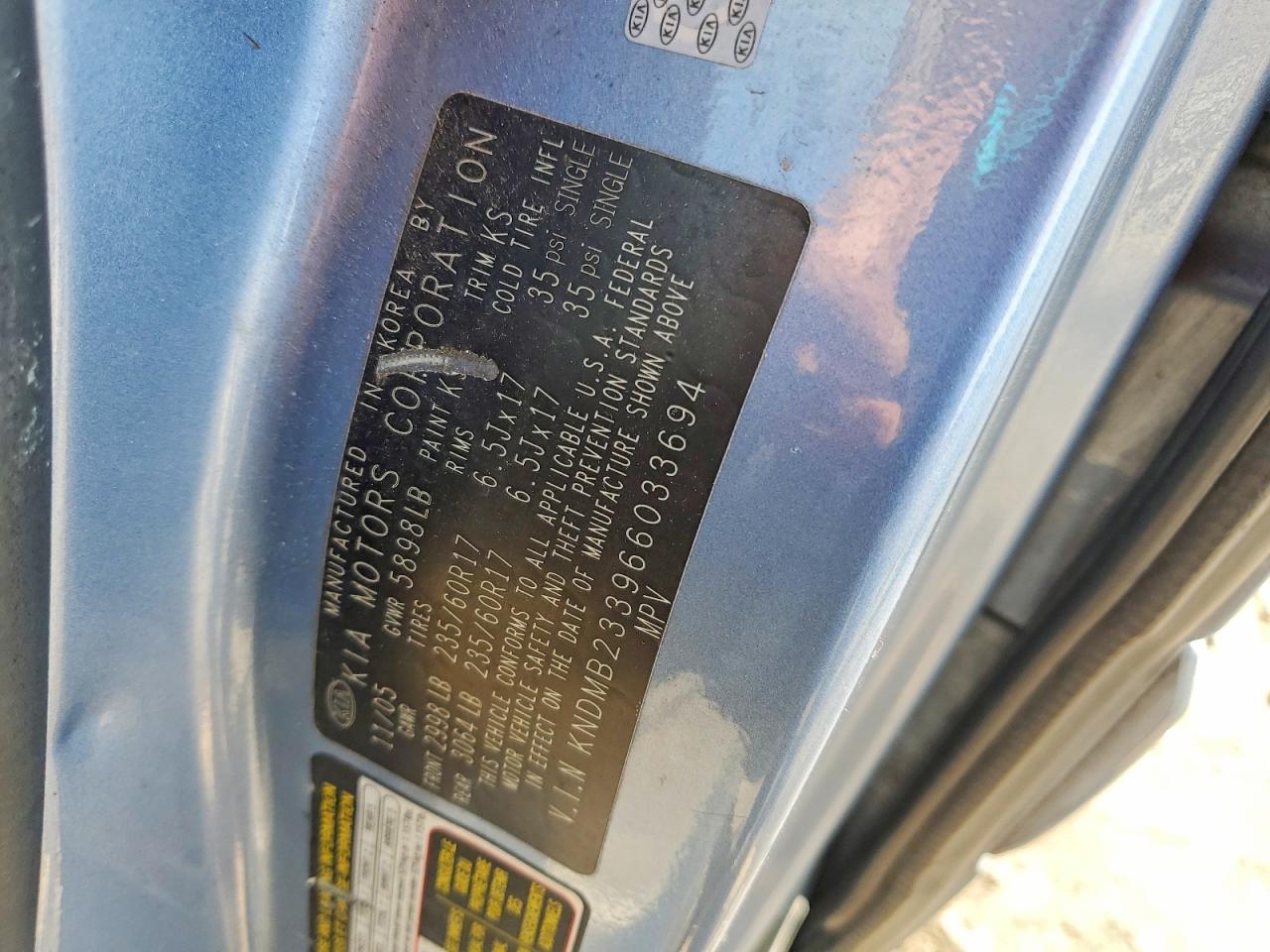 2006 KIA Sedona lx