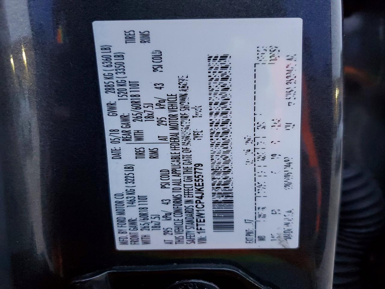 2018 Ford F150 Supercrew