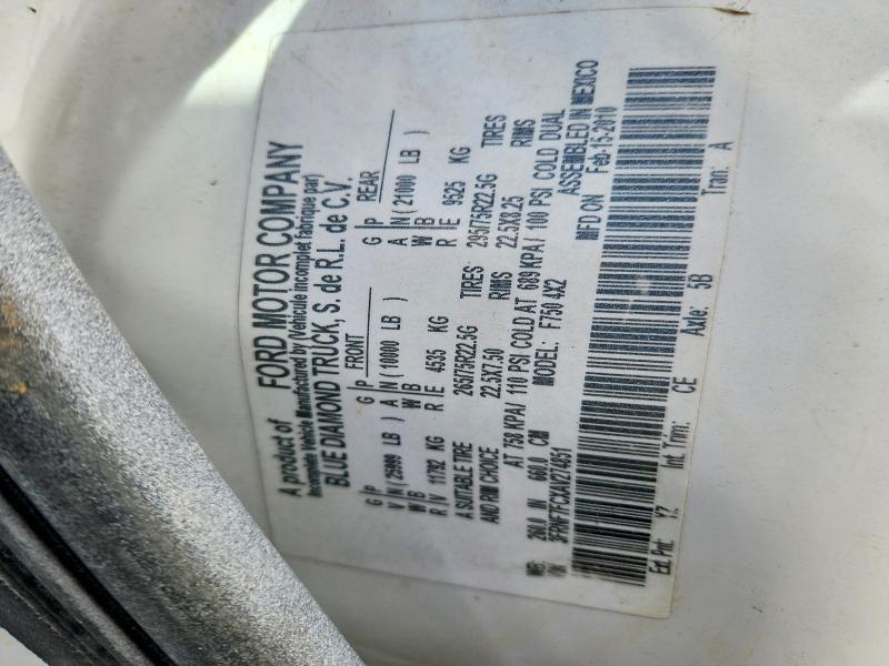 2010 Ford F750 Super Duty Tank Truck