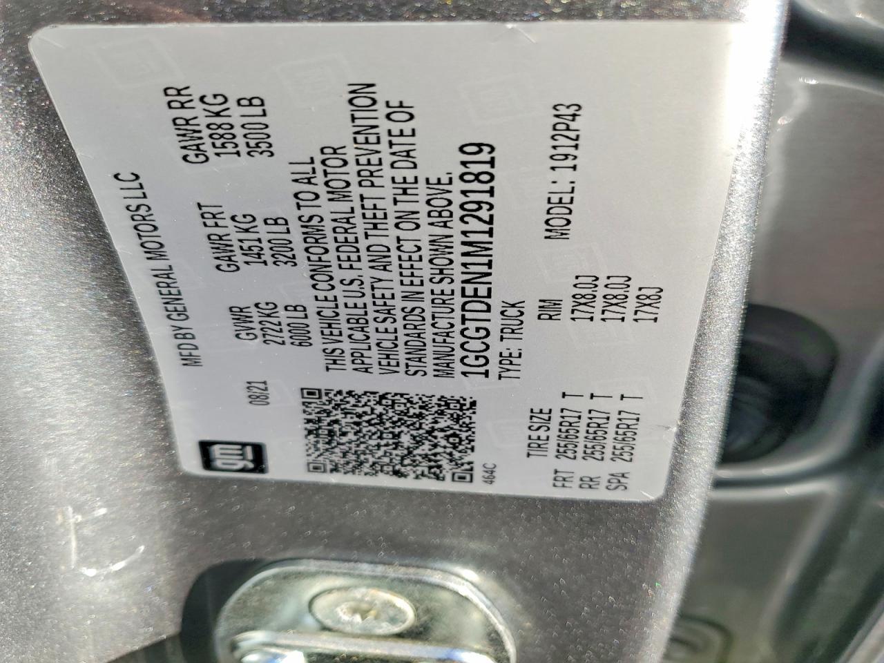 2021 Chevrolet Colorado Z71