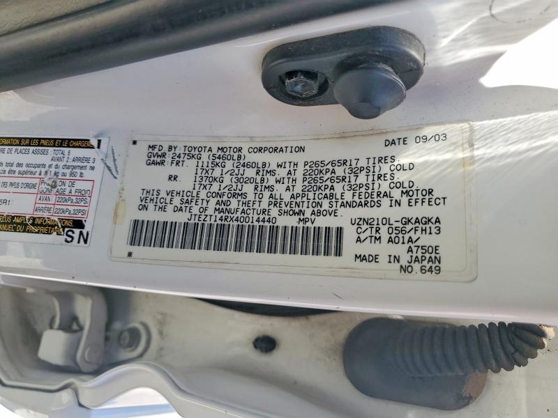 2004 Toyota 4runner Sport Edition