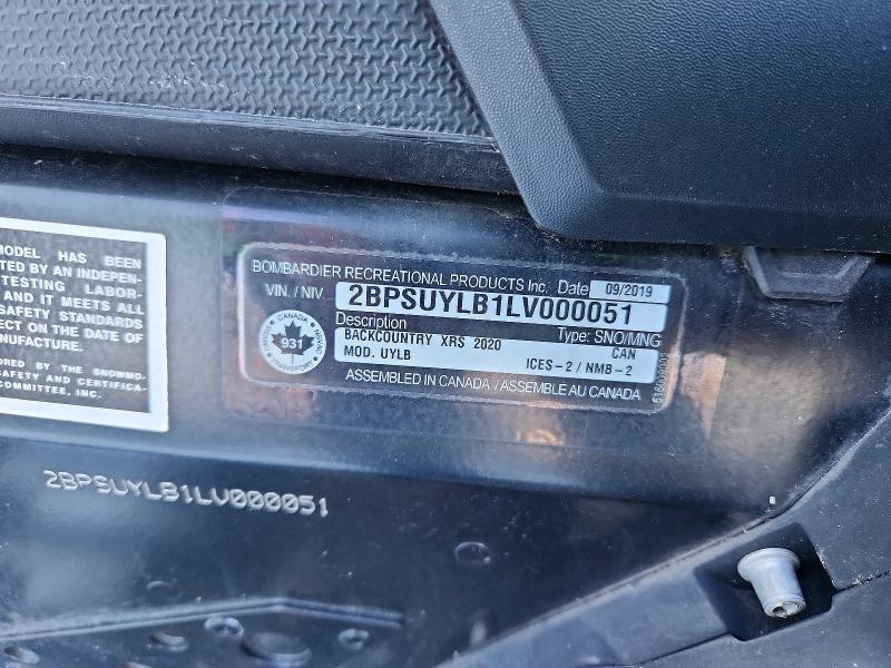 2020 Skidoo Snowmobile