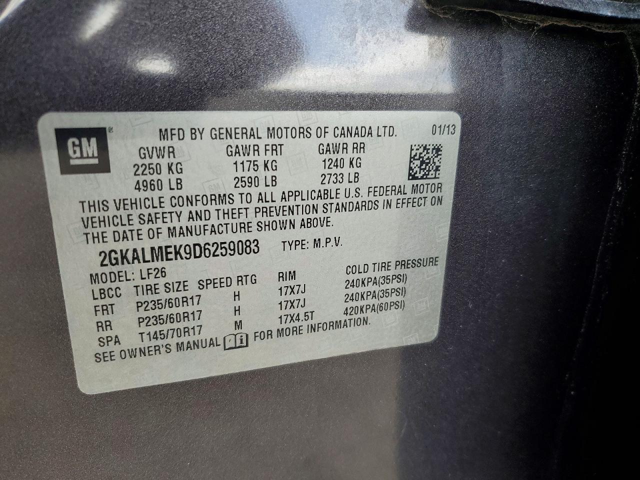 2013 GMC Terrain sle