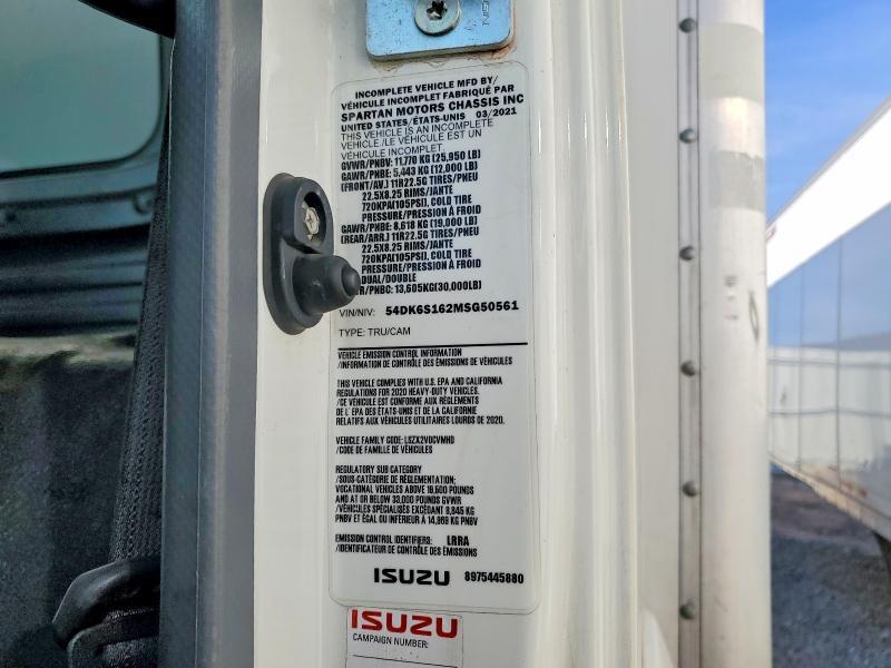 2021 Isuzu FTR BOX Truck