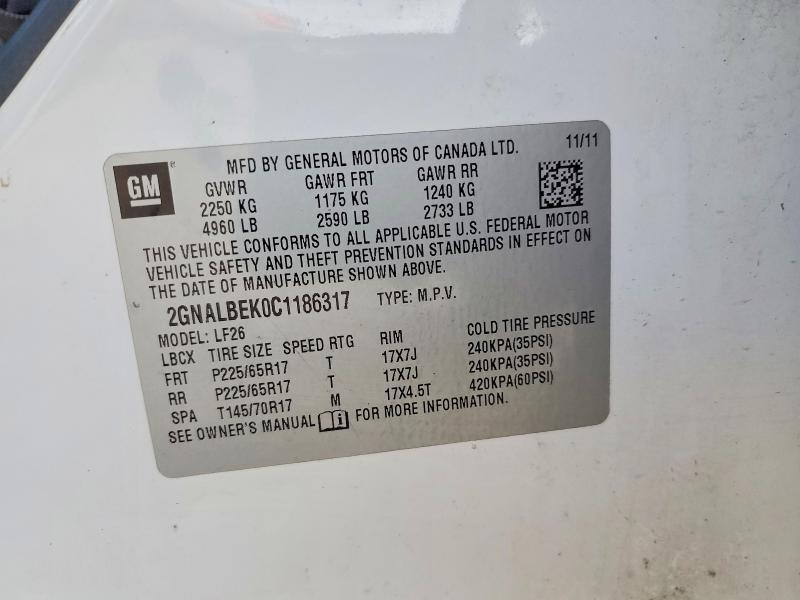 2012 Chevrolet Equinox ls