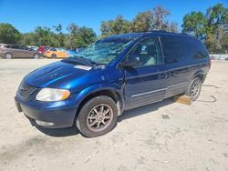 Chrysler salvage cars for sale: 2002 Chrysler Town & Country Limited
