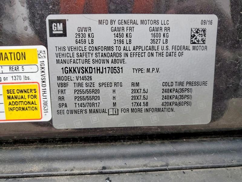 2017 GMC Acadia Limited Slt-2