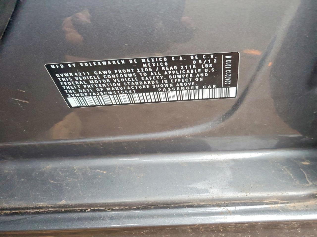 2012 Volkswagen Jetta se