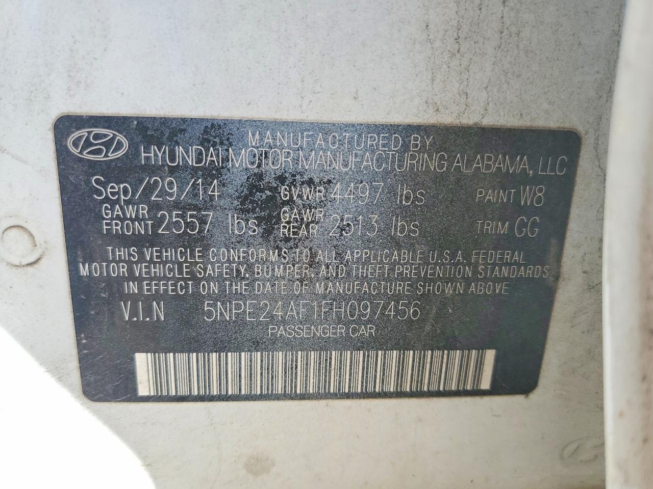 2015 Hyundai Sonata se