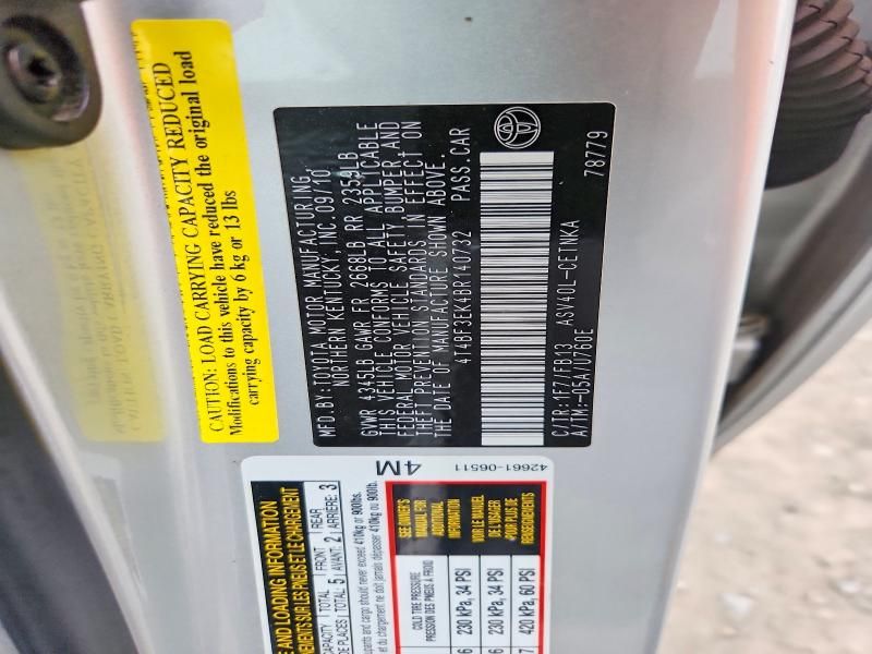 2011 Toyota Camry le