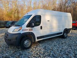 Salvage trucks for sale at West Warren, MA auction: 2018 Dodge RAM Promaster 3500 3500 High