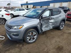 Salvage cars for sale from Copart Woodhaven, MI: 2019 Jeep Compass Limited