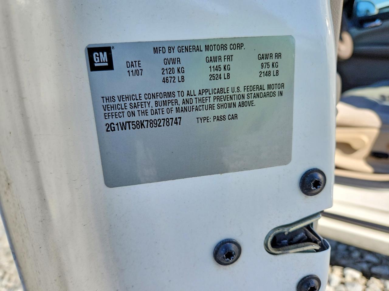 2008 Chevrolet Impala lt