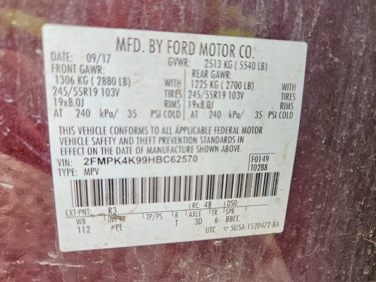 2017 Ford Edge Titanium