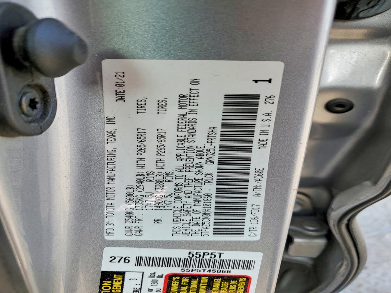 2021 Toyota Tacoma TRD Sport