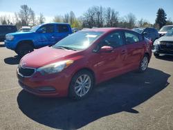 KIA salvage cars for sale: 2014 KIA Forte lx