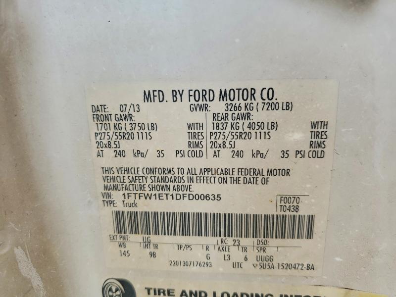 2013 Ford F150 Supercrew