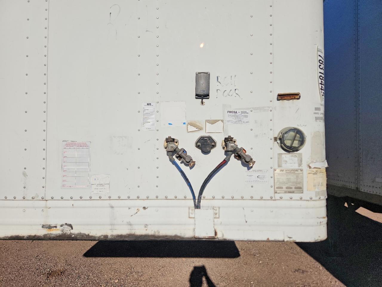 2014 Hyundai Translead V12530152-AJS DRY Van Trailer