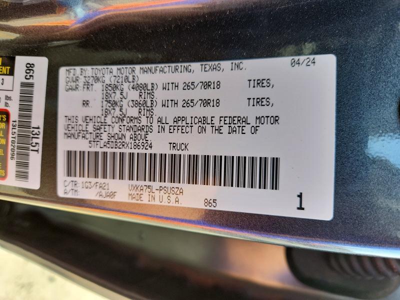 2024 Toyota Tundra SR5
