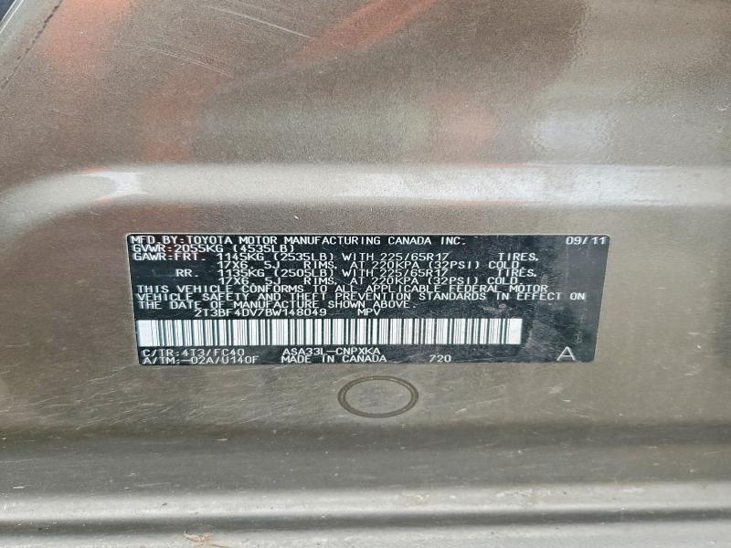 2011 Toyota Rav4 Base