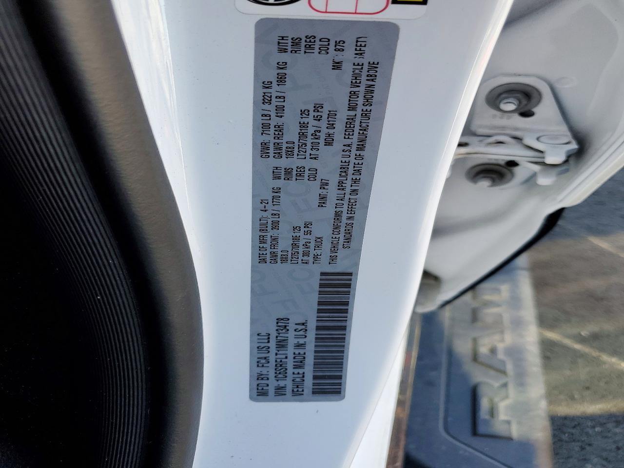 2021 Dodge RAM 1500 Rebel