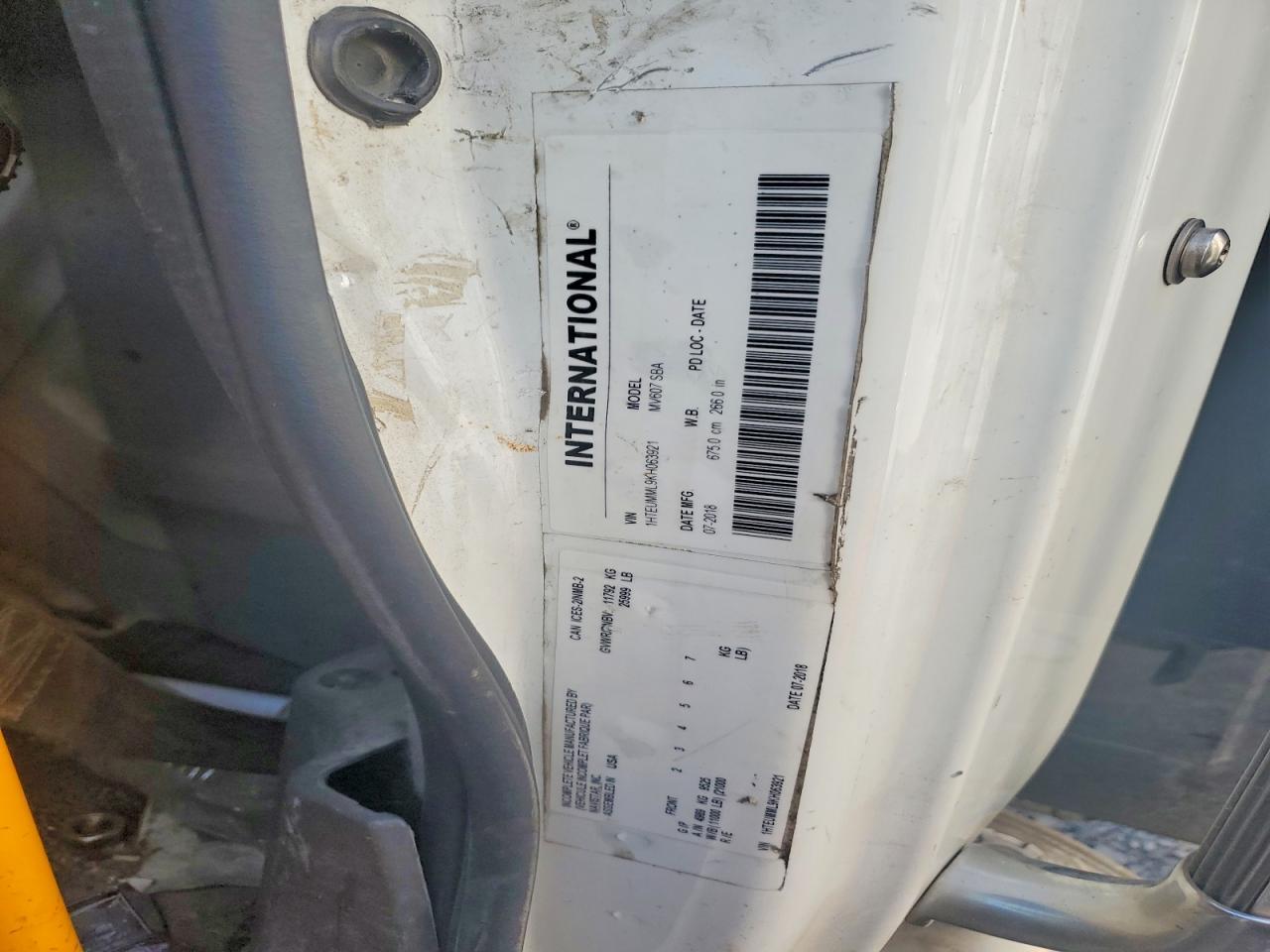 2019 International MV607 Flatbed Truck