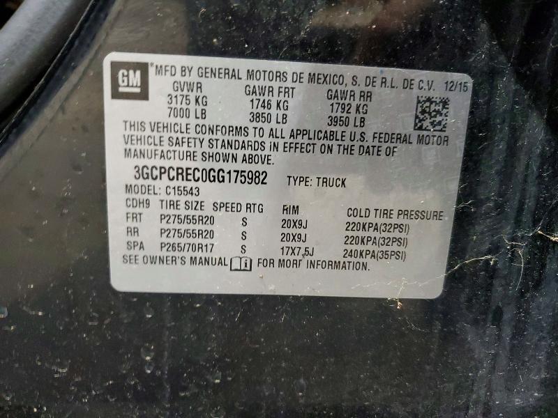 2016 Chevrolet Silverado C1500 LT