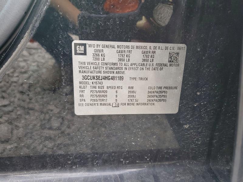 2017 Chevrolet Silverado K1500 LTZ